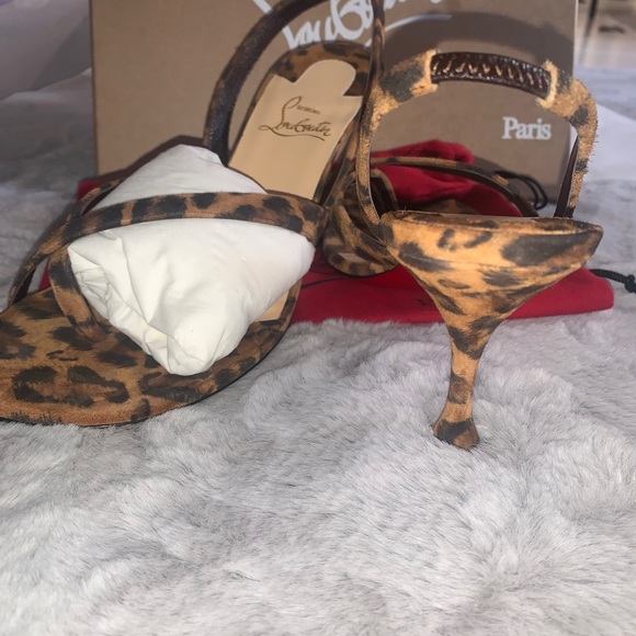 39.5 Christian louboutin Taralita sandals 85mm new - Picture 7 of 11